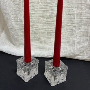 Vintage Dansk Ice Cube Candle Holders (Candles not included)